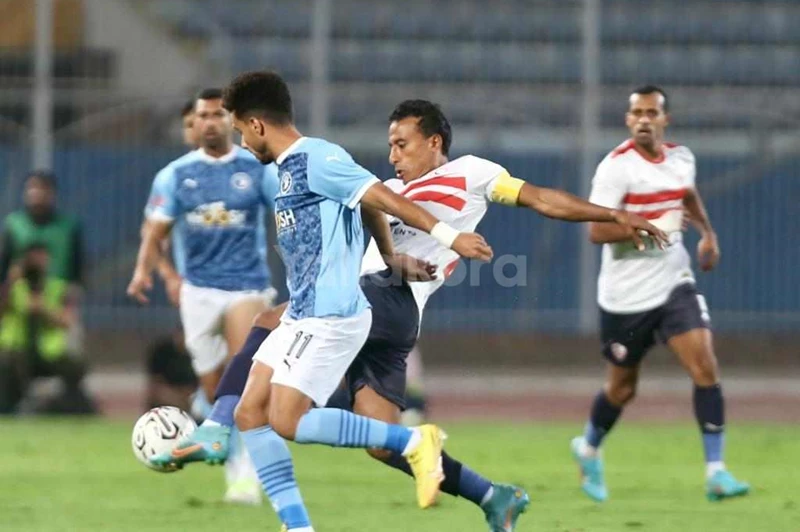 جانب من لقاء بيراميدز والزمالك